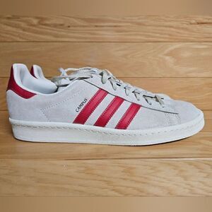 Adidas Originals Campus 80s Low Mens Casual Shoes White Red GY4580